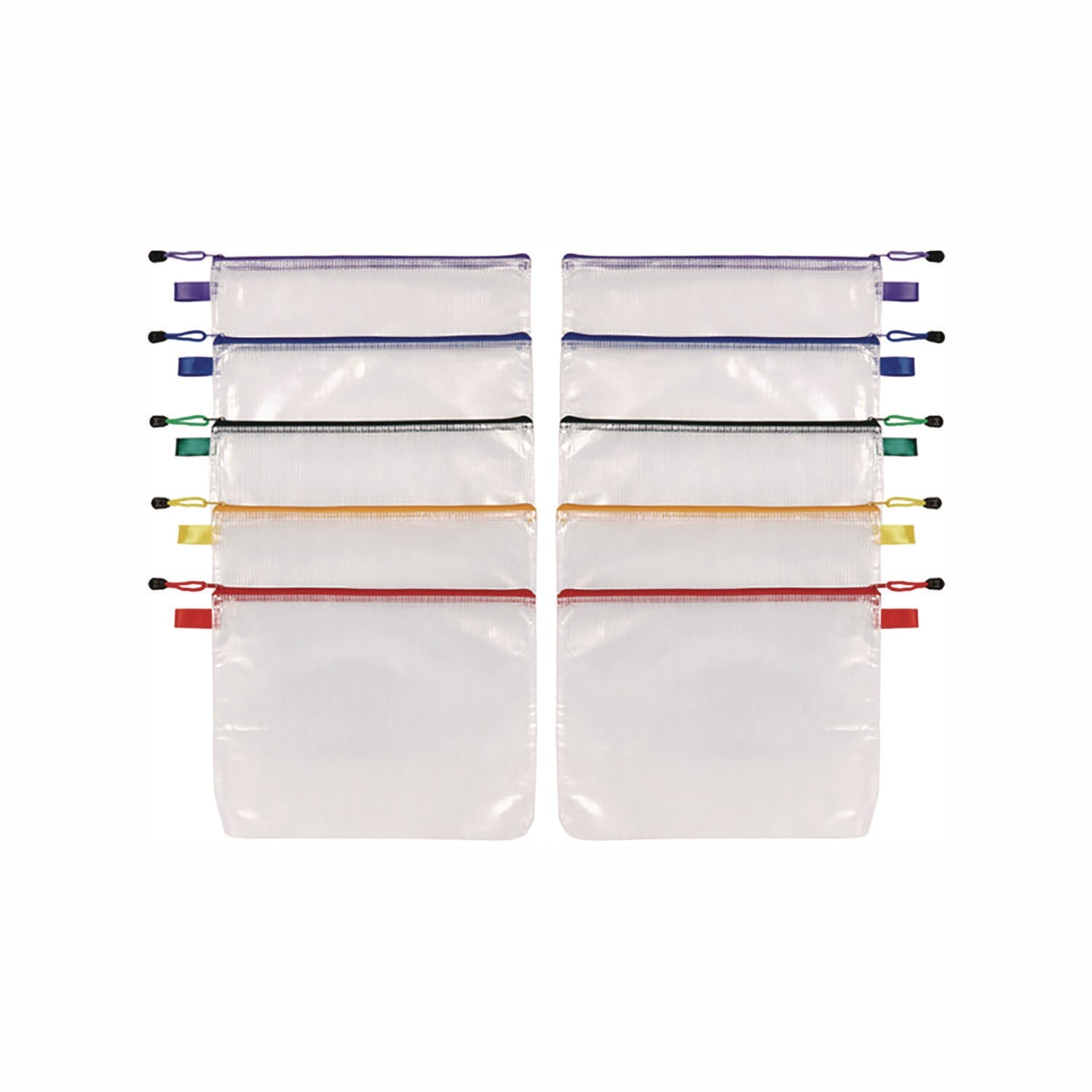 oxford-poly-travel-pouch-set-13-19-x-10-44-assorted-colors-10-pack-pfx77707_1